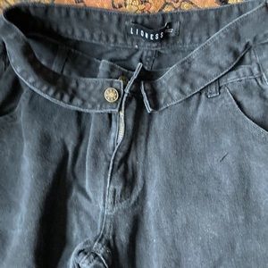 Lioness black denim jeans